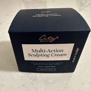 City Beauty Face Cream Multi Action Sculpting Cream 1.69 FL OZ 50 ML Jar
